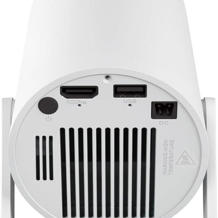 Portable Projector 4K 1080P FHD Mini Projector, Compatible with Android and Netflix, WiFi 6, BT 5.0, 180° Rotation, Projector with Automatic Keystone Correction